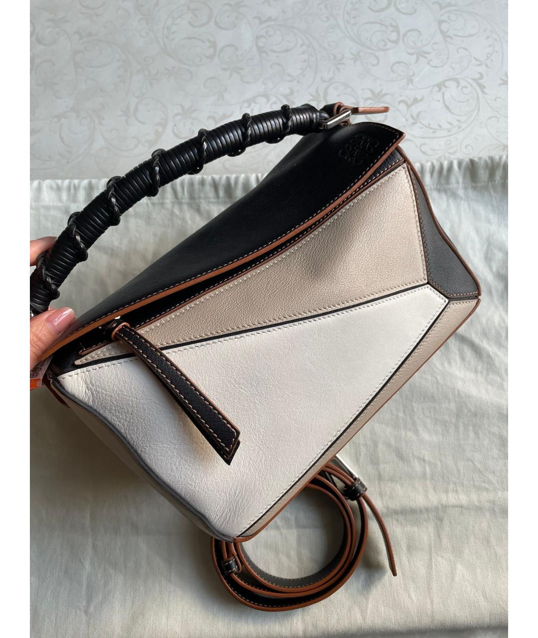 LOEWE Мульти кожаная сумка с короткими ручками, фото 2