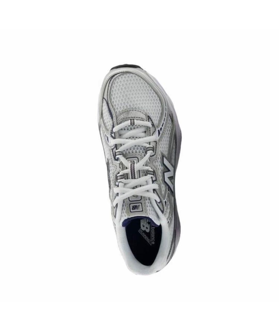 NEW BALANCE Серебряные текстильные кроссовки, фото 3