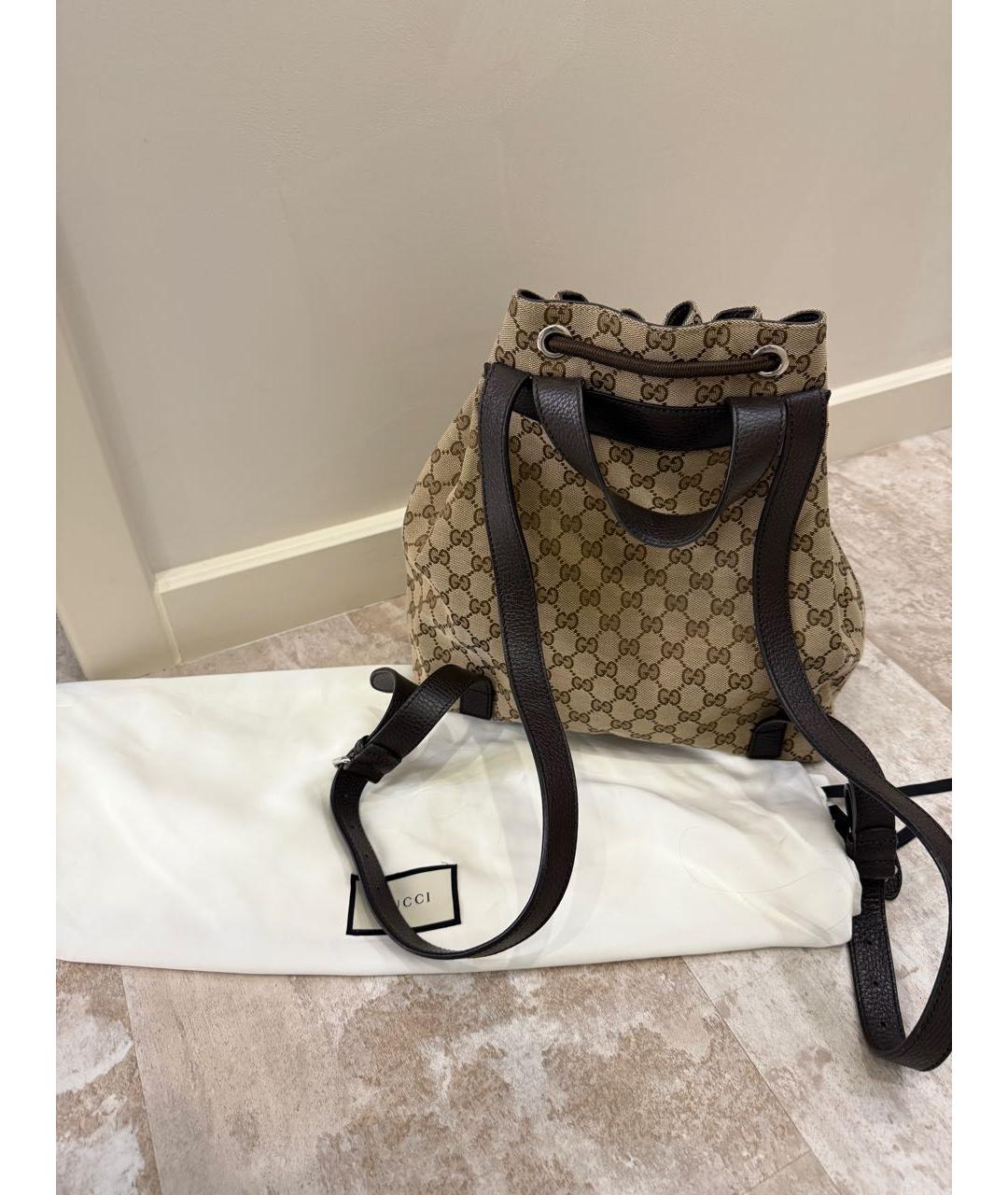 GUCCI Бежевый рюкзак, фото 2