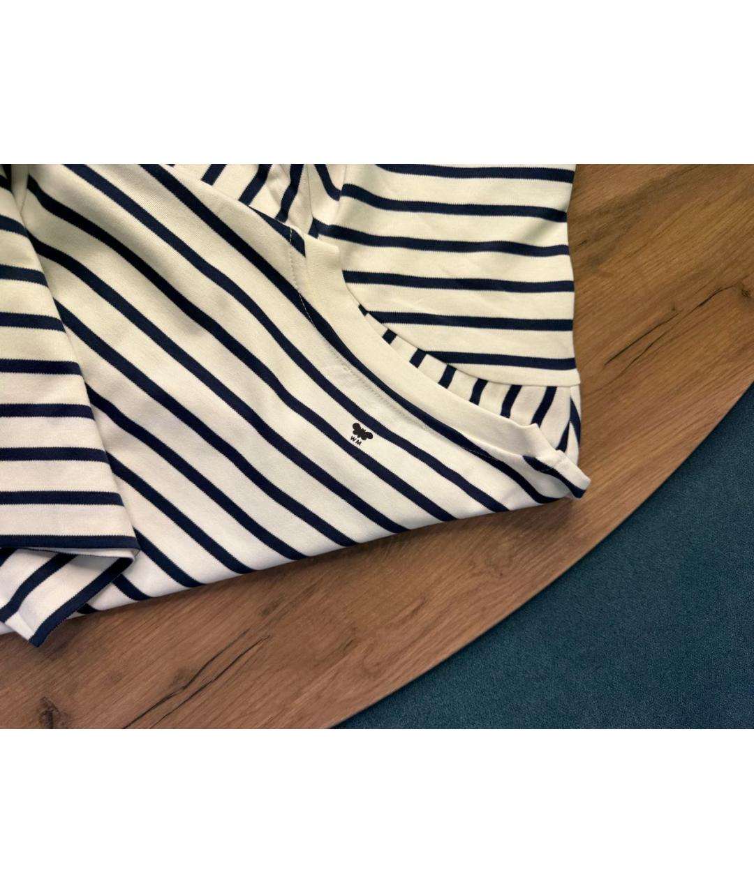 MAX MARA Бежевая хлопковая футболка, фото 5