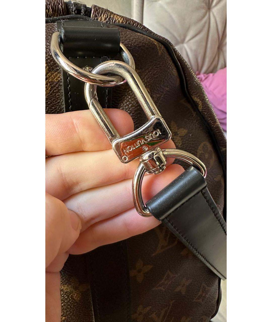 LOUIS VUITTON Коричневая дорожная/спортивная сумка, фото 5
