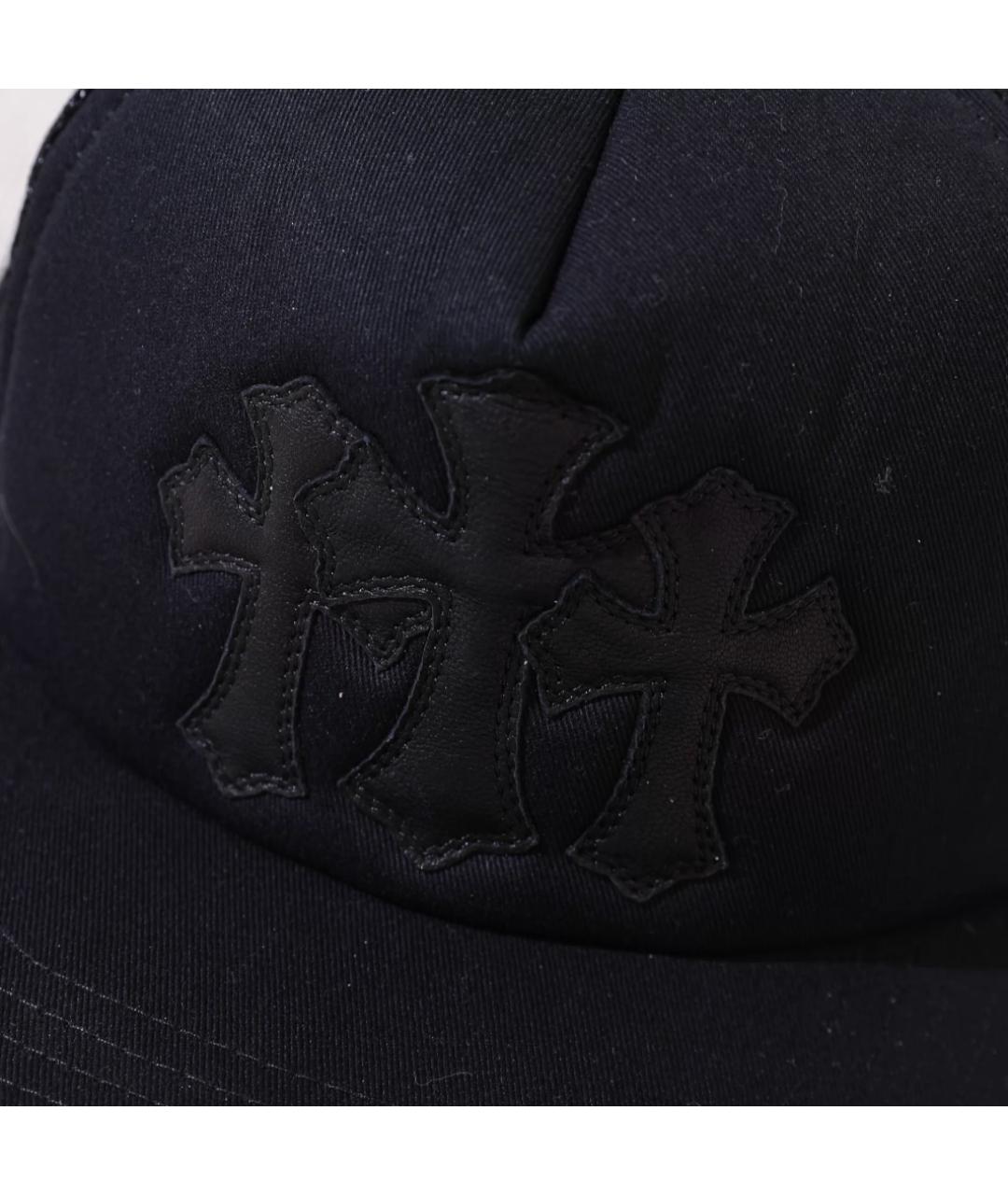 CHROME HEARTS Черная кепка/бейсболка, фото 4