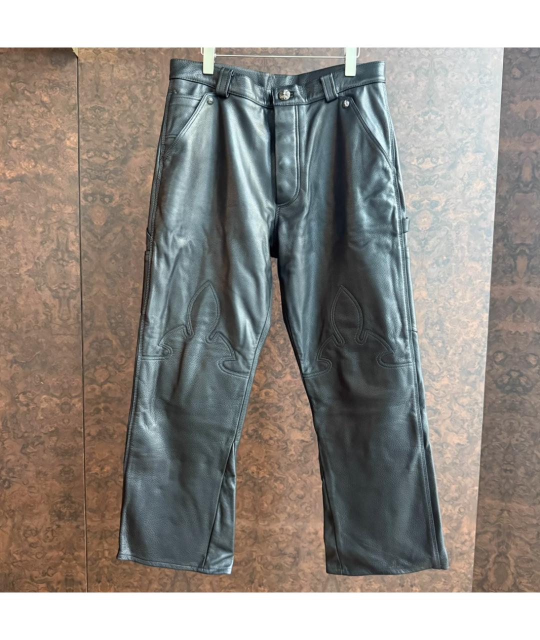 CHROME HEARTS Черные повседневные брюки, фото 3