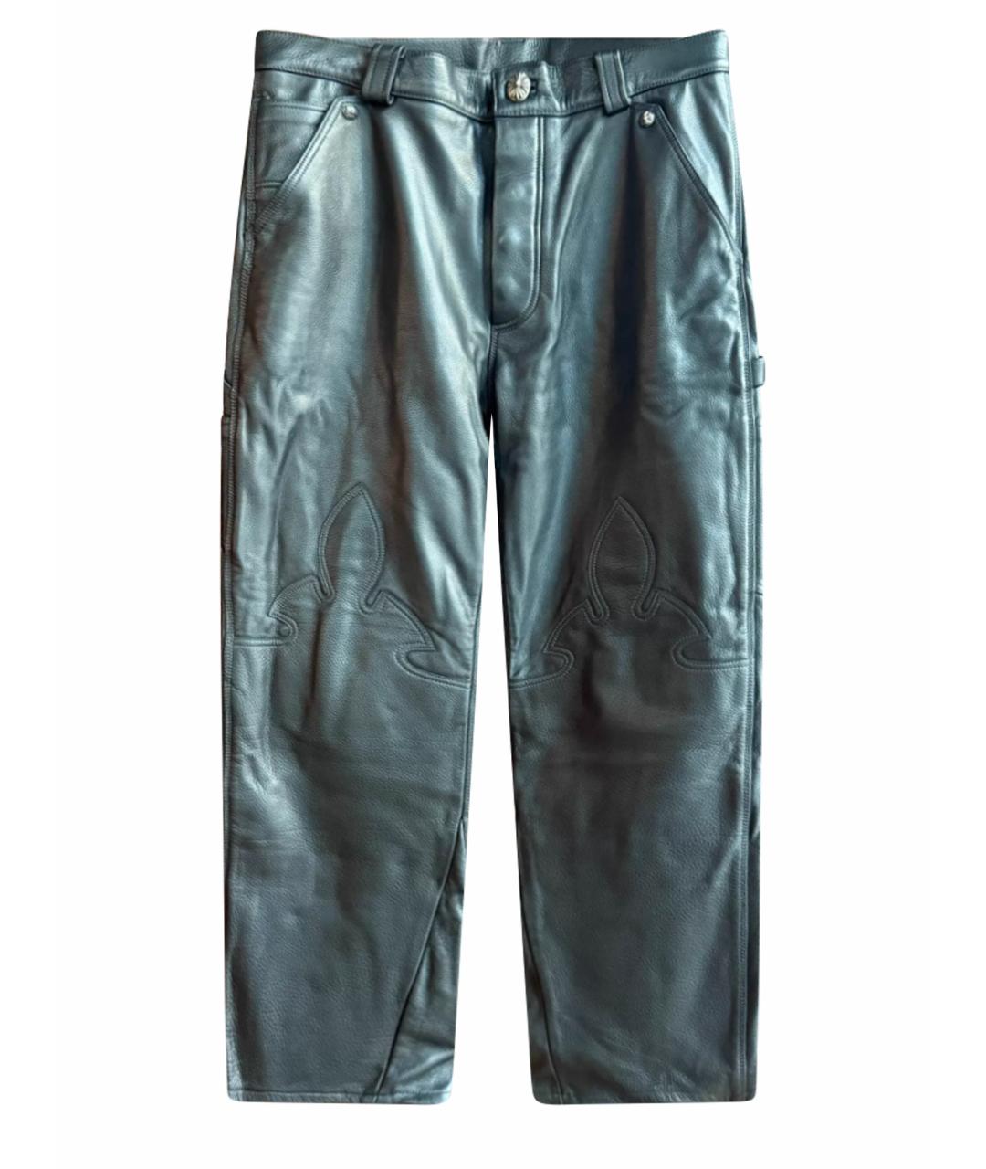 CHROME HEARTS Черные повседневные брюки, фото 1
