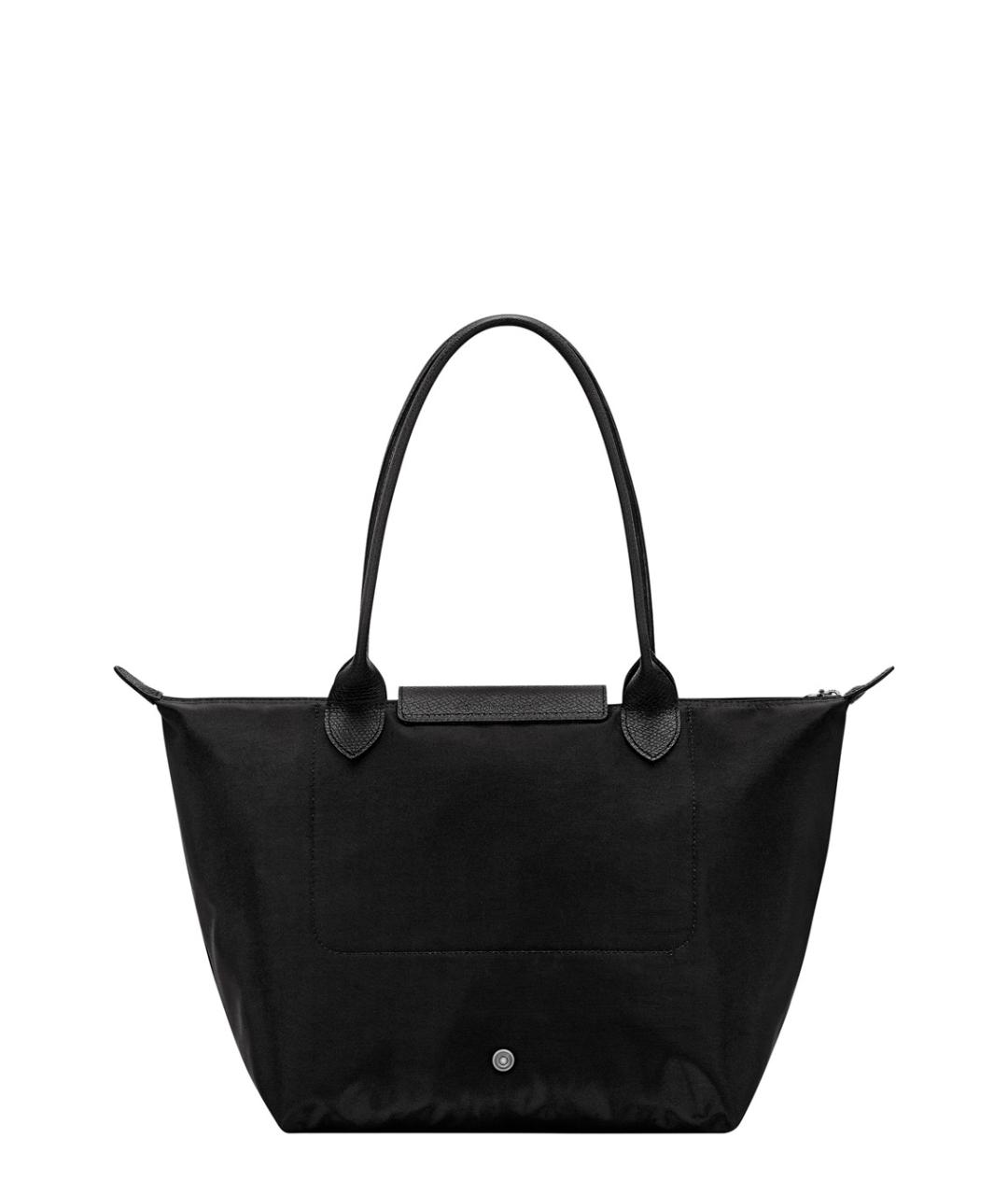 LONGCHAMP Черная синтетическая сумка тоут, фото 2