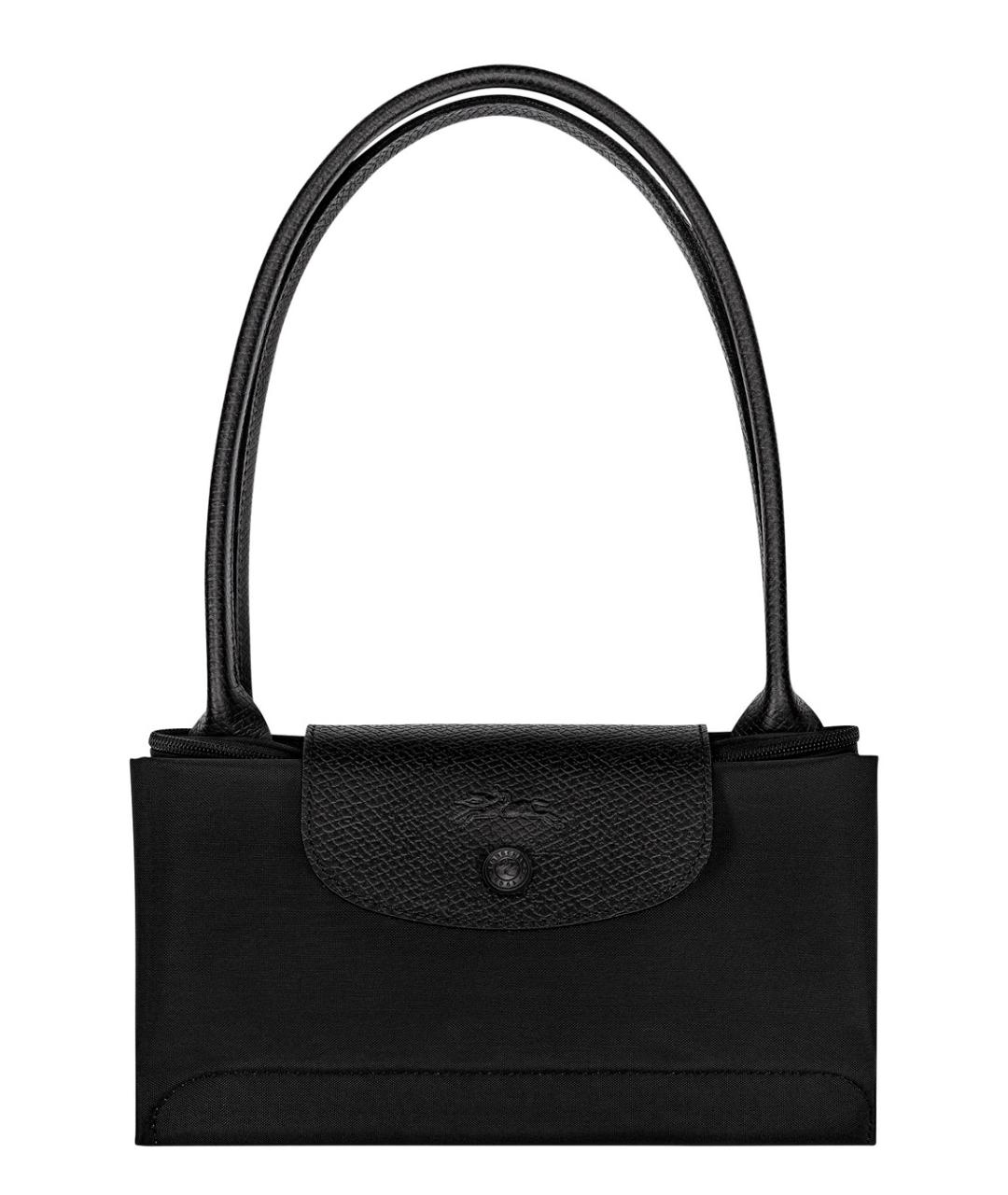 LONGCHAMP Черная синтетическая сумка тоут, фото 3