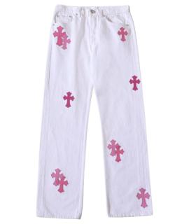 CHROME HEARTS Прямые джинсы