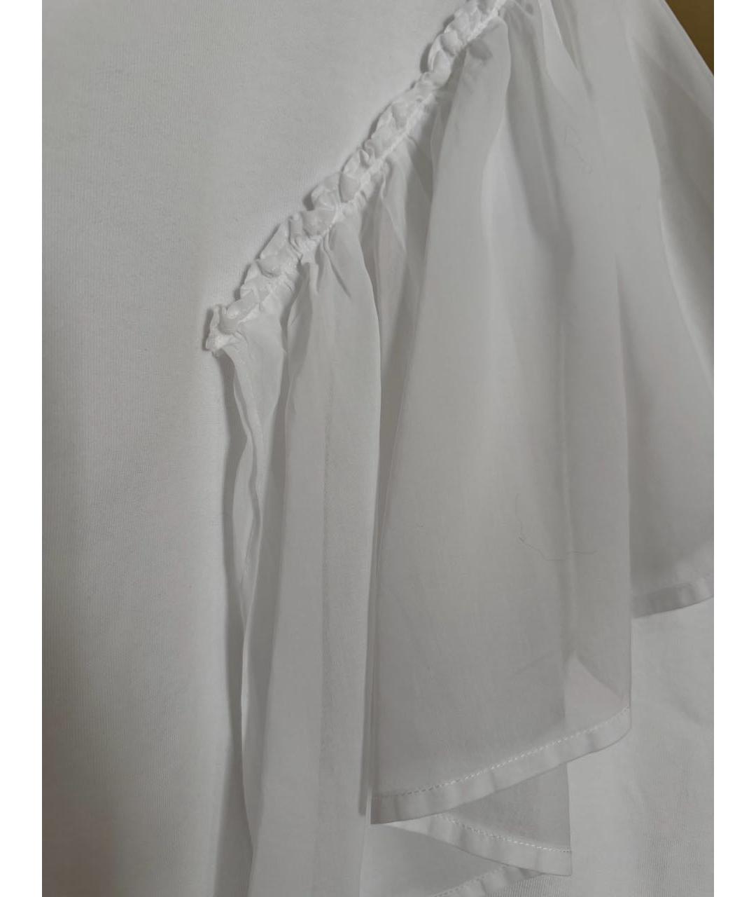 DRIES VAN NOTEN Белая хлопковая футболка, фото 4
