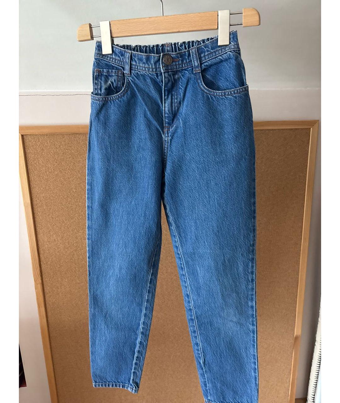 GUCCI Синие хлопковые детские джинсы, фото 6