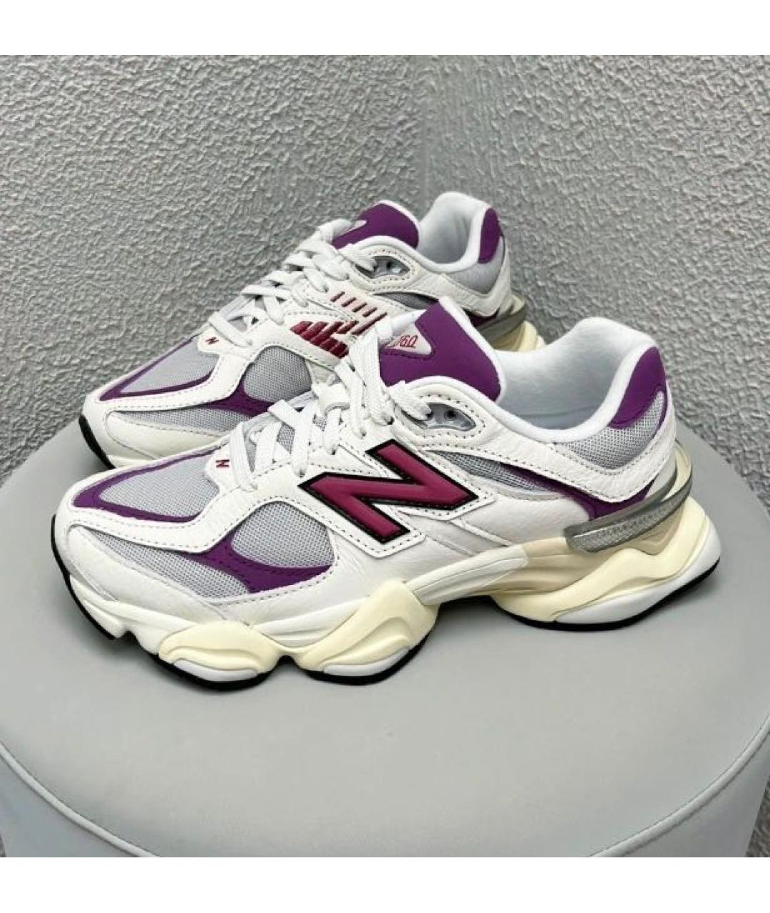 NEW BALANCE Белые текстильные кроссовки, фото 6