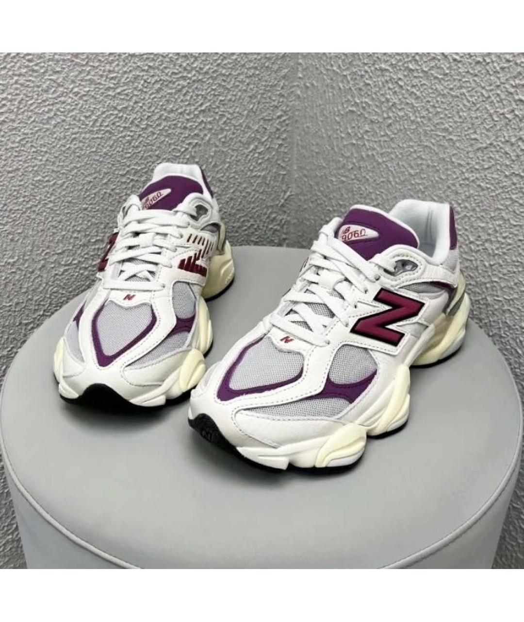 NEW BALANCE Белые текстильные кроссовки, фото 5