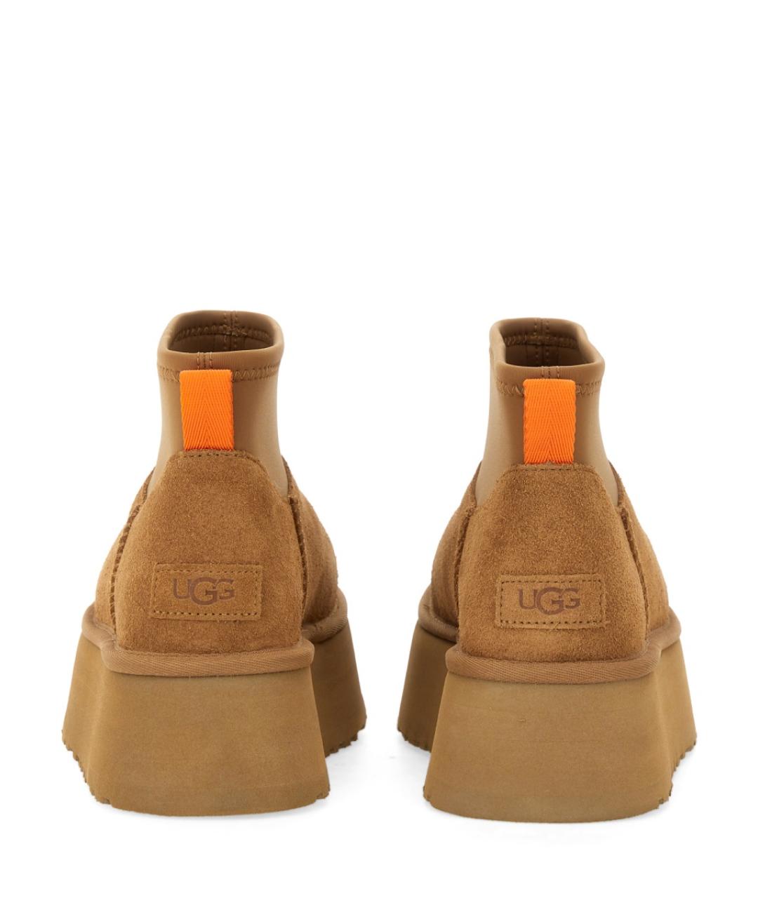 UGG Коричневые замшевые ботинки, фото 3