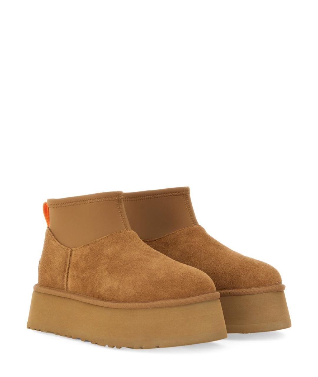 UGG Коричневые замшевые ботинки, фото 2