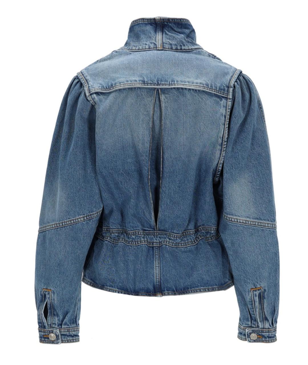 ISABEL MARANT Синяя хлопковая куртка, фото 3