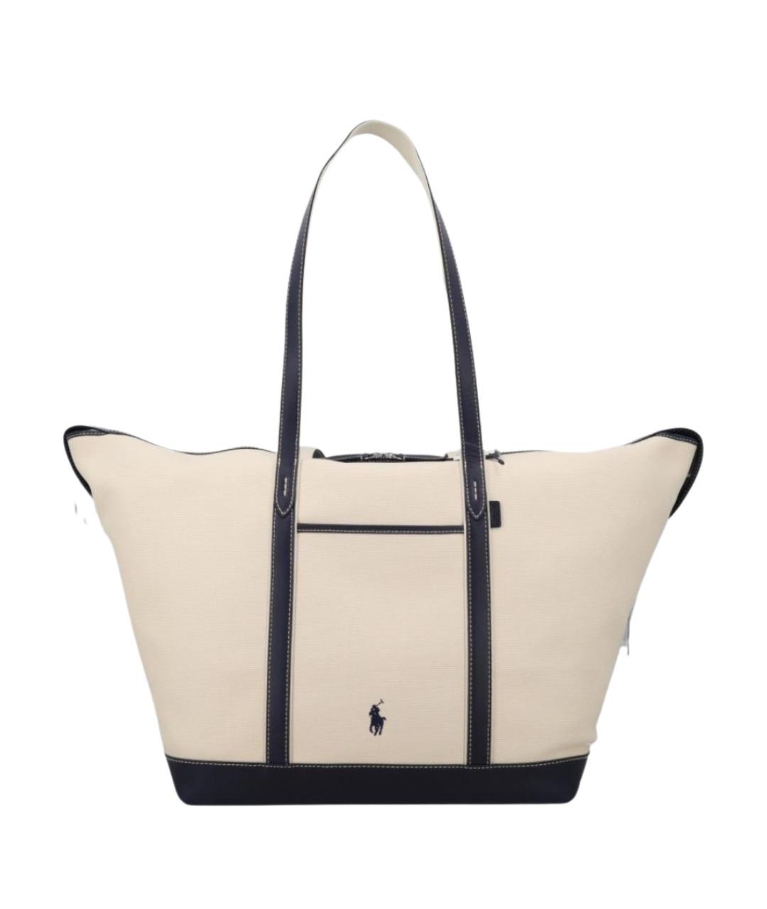 POLO RALPH LAUREN Хлопковая сумка тоут, фото 1