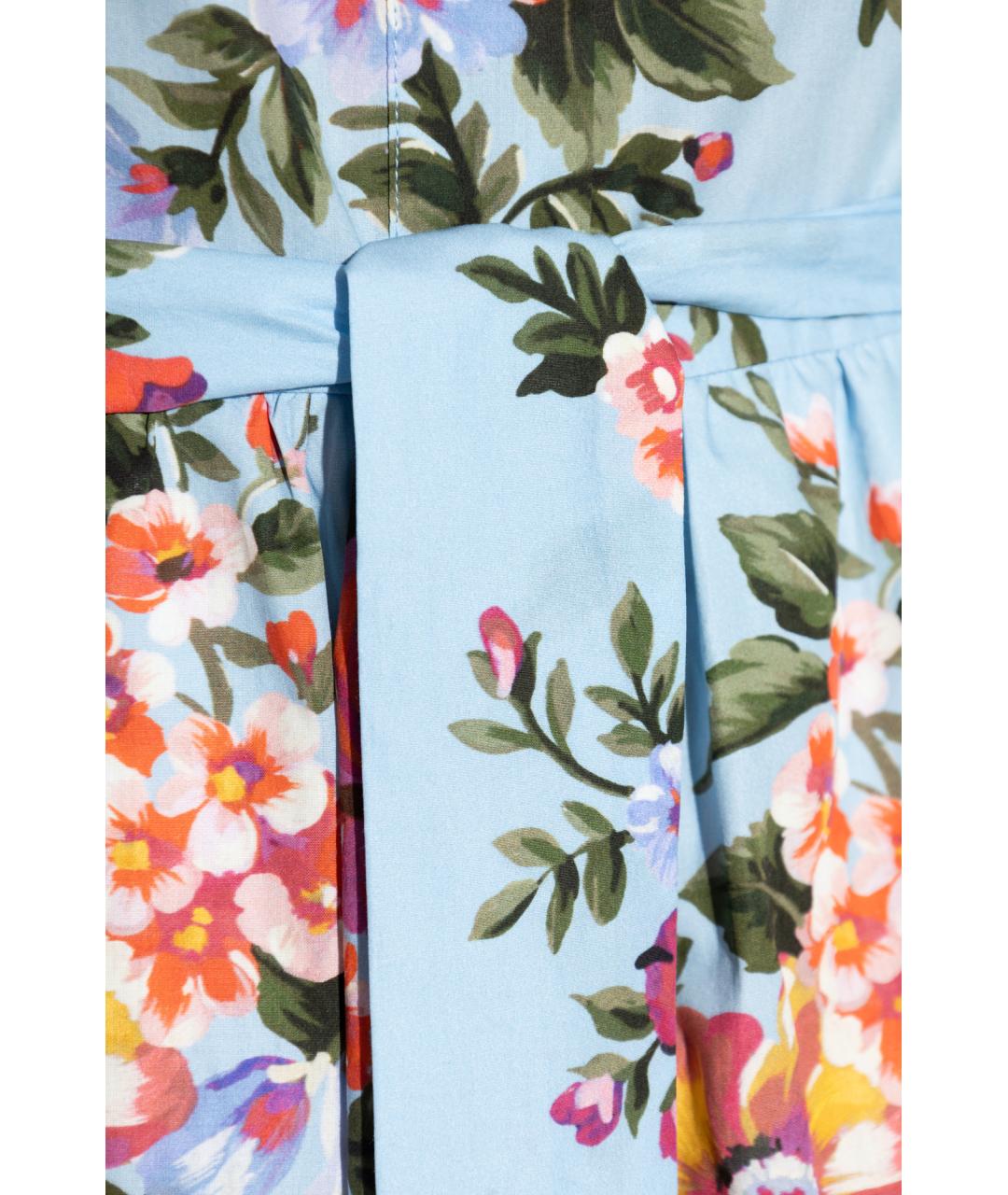 DOLCE&GABBANA Мульти хлопковое повседневное платье, фото 5