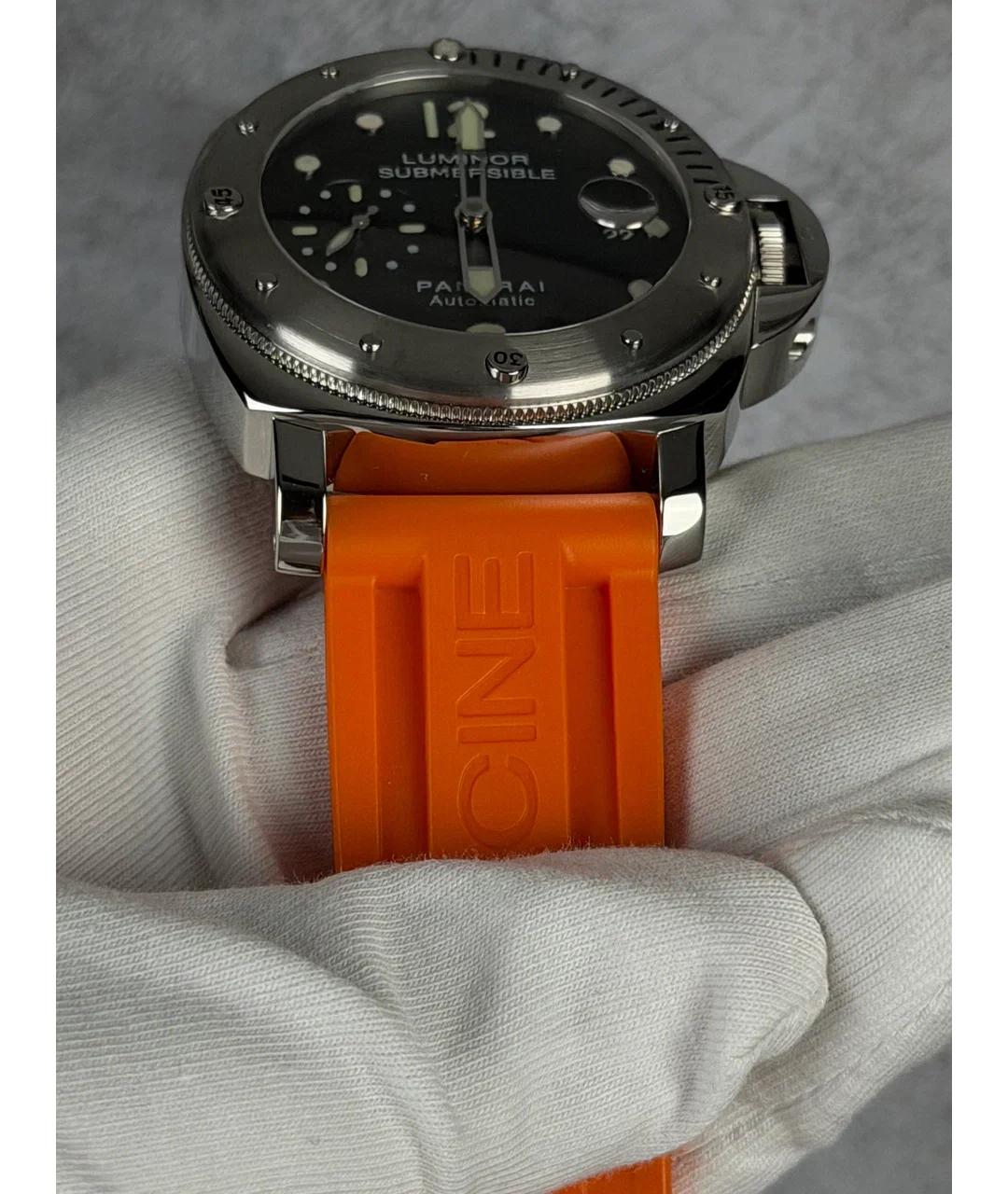 PANERAI Черные металлические часы, фото 5