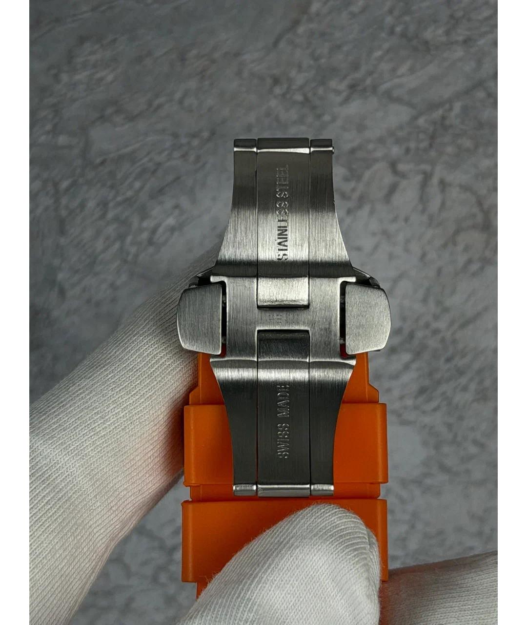 PANERAI Черные металлические часы, фото 8