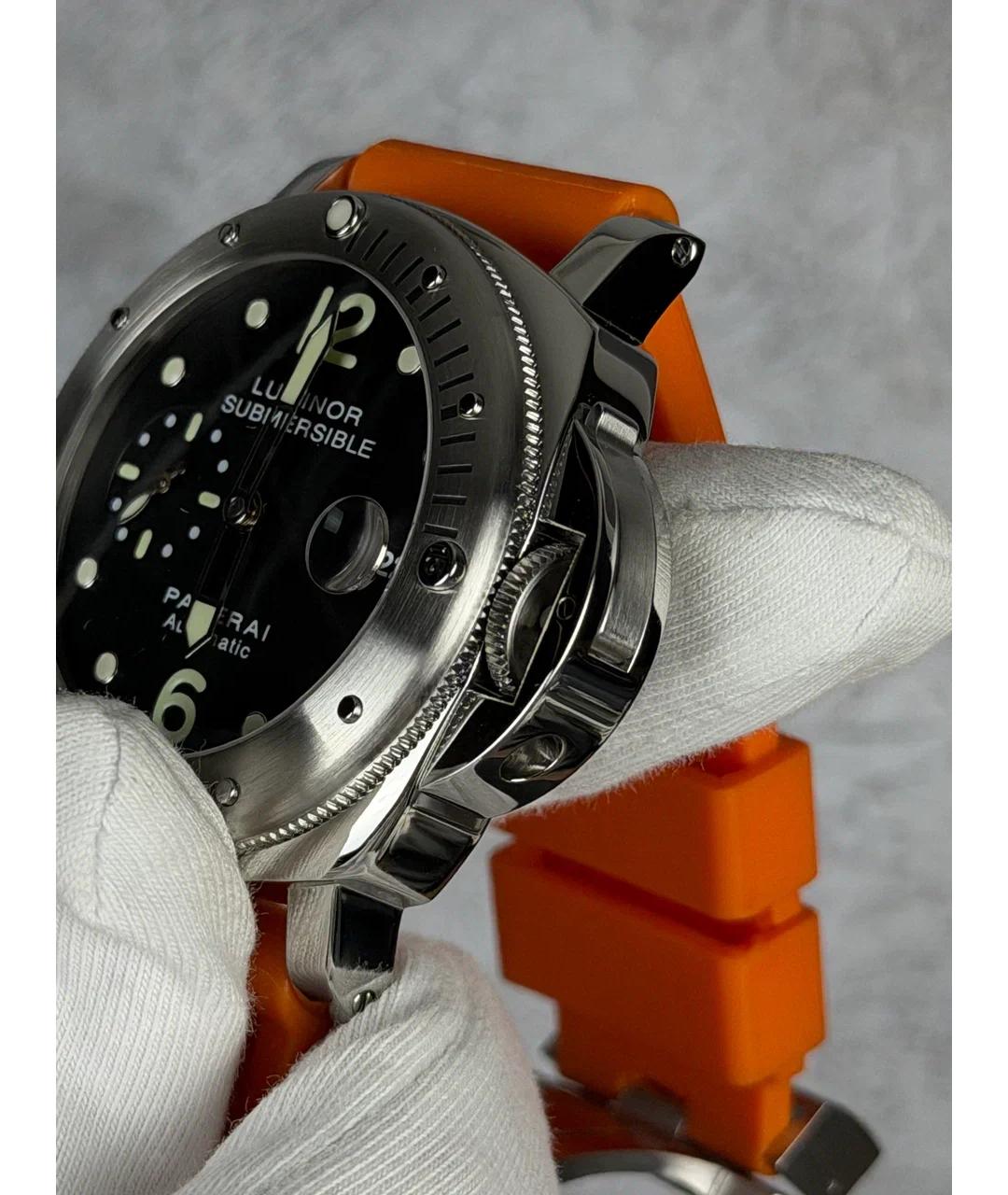 PANERAI Черные металлические часы, фото 3