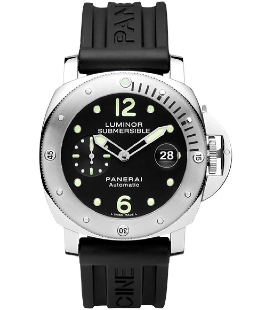 PANERAI Черные металлические часы, фото 1
