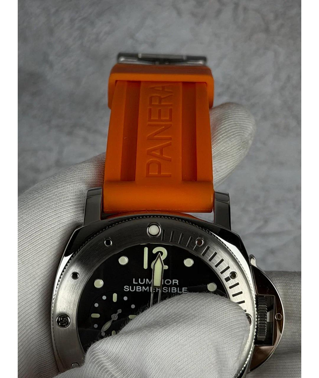 PANERAI Черные металлические часы, фото 6