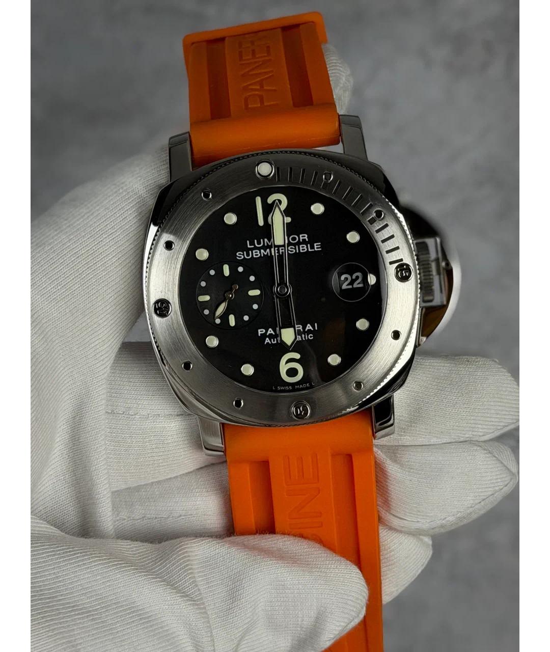 PANERAI Черные металлические часы, фото 2