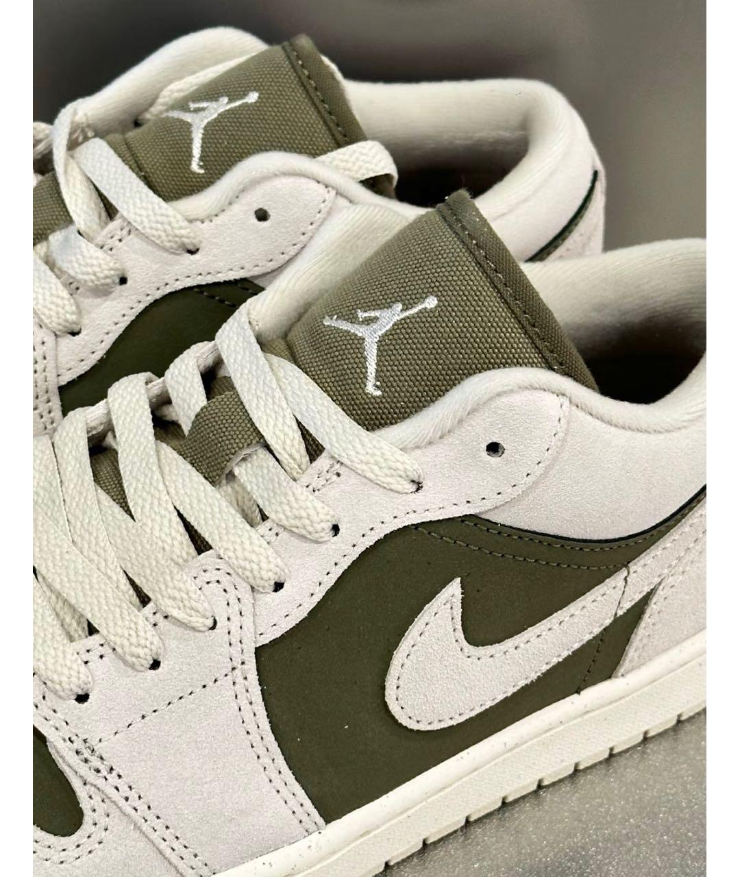 NIKE Серые замшевые низкие кроссовки / кеды, фото 3