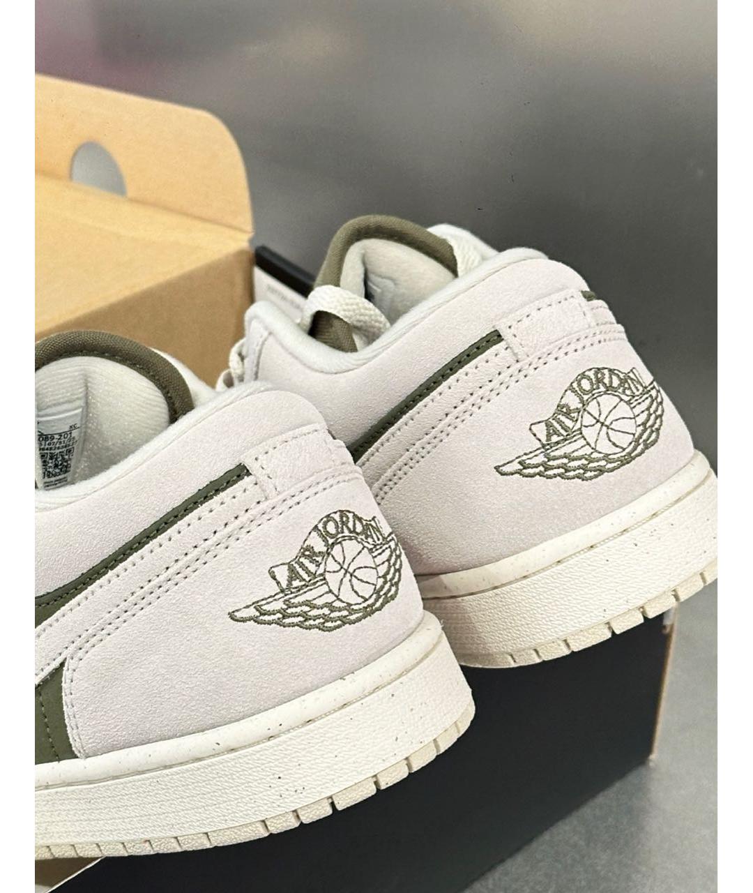 NIKE Серые замшевые низкие кроссовки / кеды, фото 5