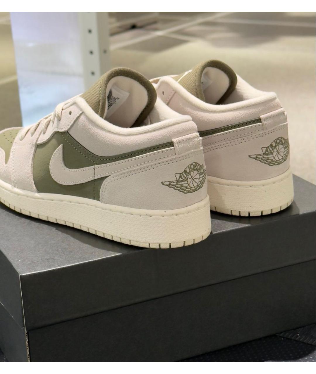 NIKE Серые замшевые кроссовки, фото 6
