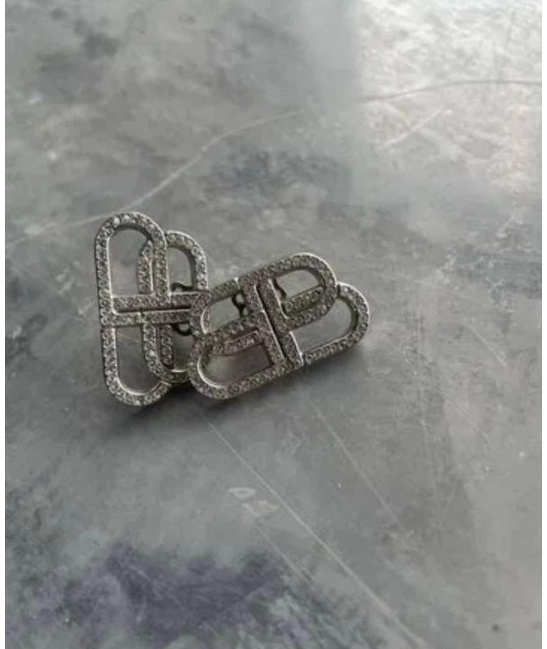BALENCIAGA Серебряные серебряные серьги, фото 3