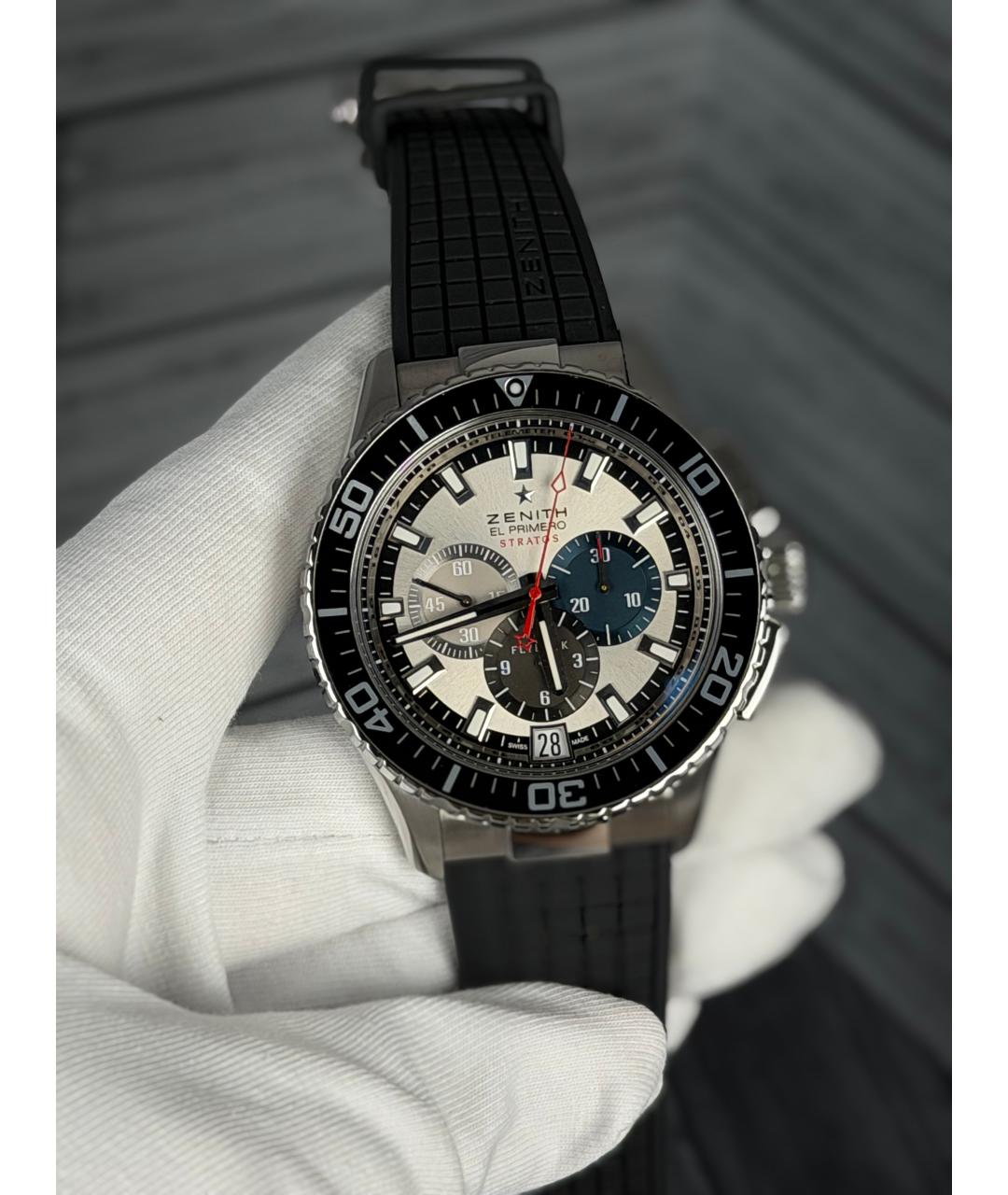 ZENITH Серые часы, фото 2