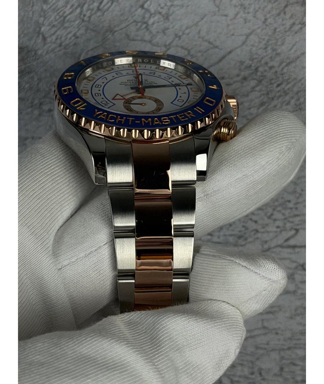 ROLEX Белые часы из розового золота, фото 5