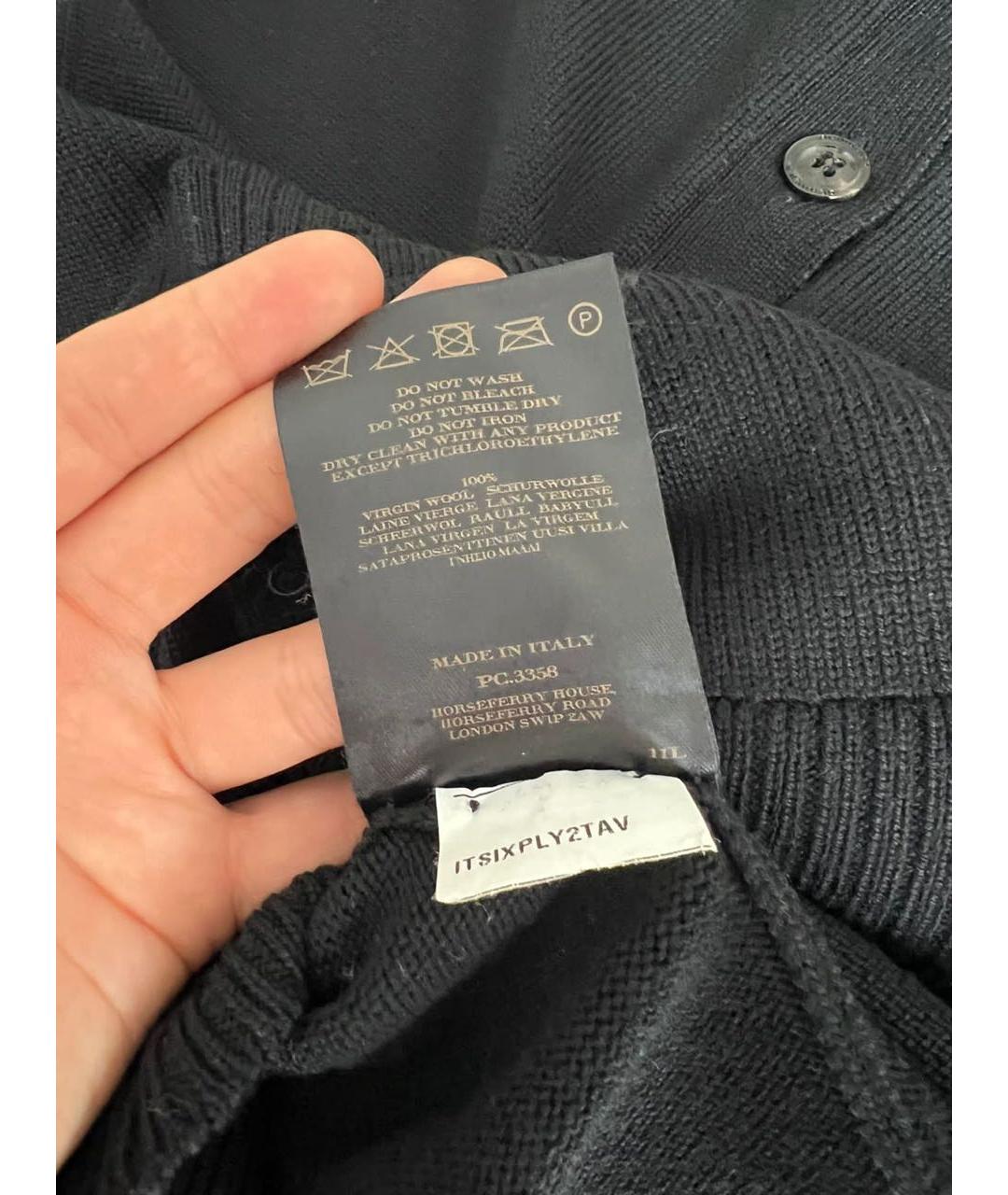 BURBERRY Черный кардиган, фото 8
