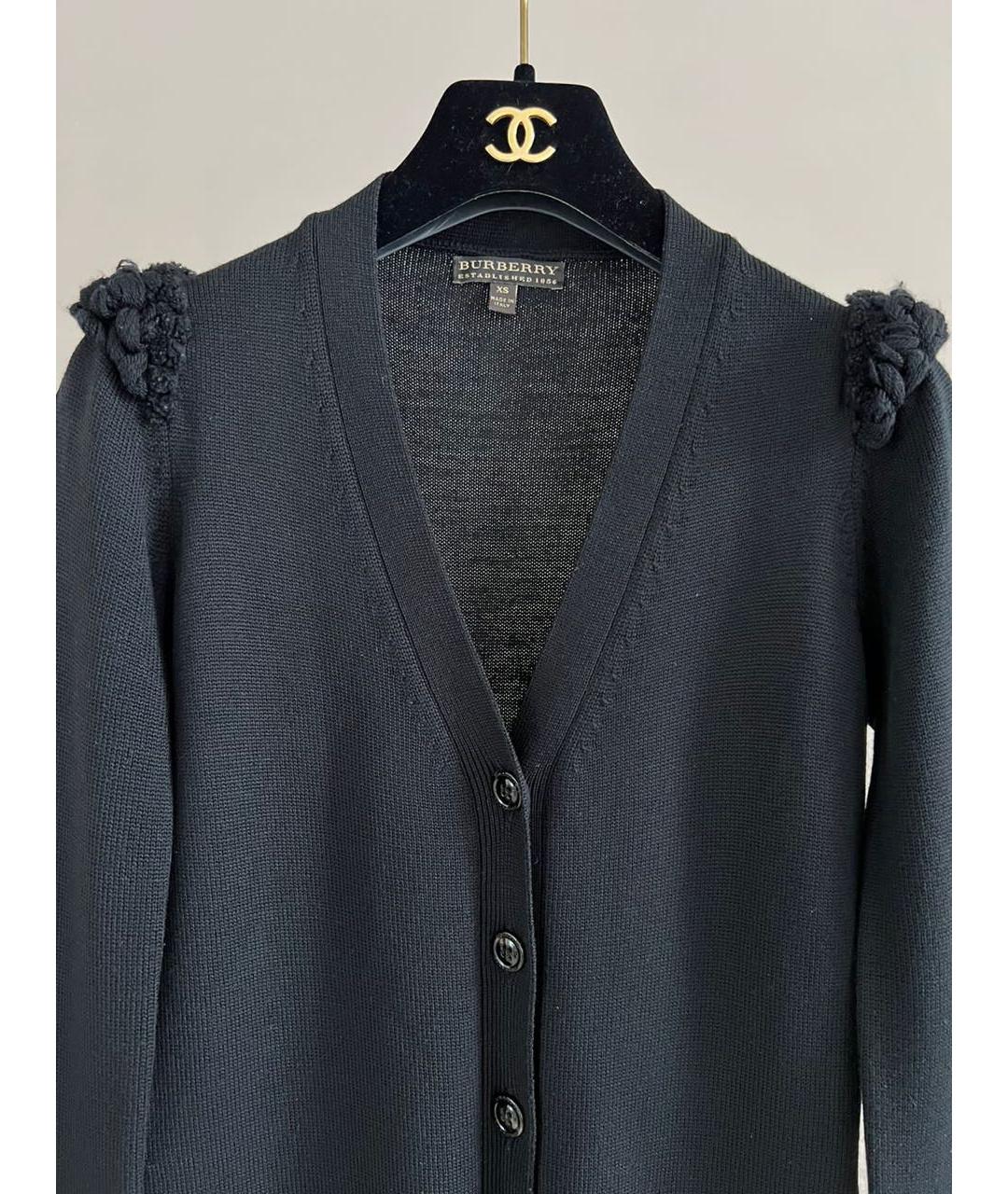 BURBERRY Черный кардиган, фото 3