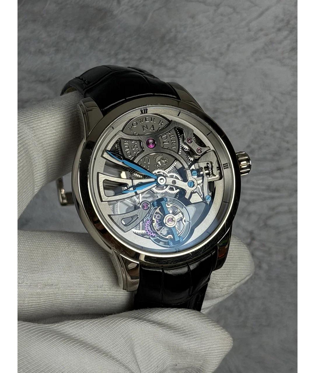Ulysse Nardin Золотые часы из белого золота, фото 2