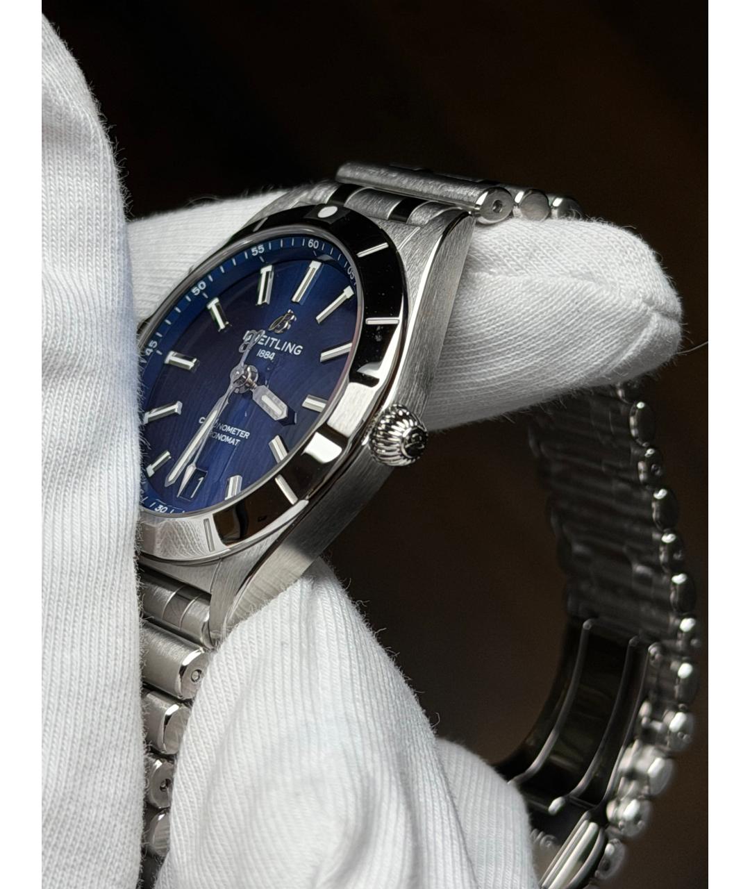 BREITLING Темно-синие часы, фото 4