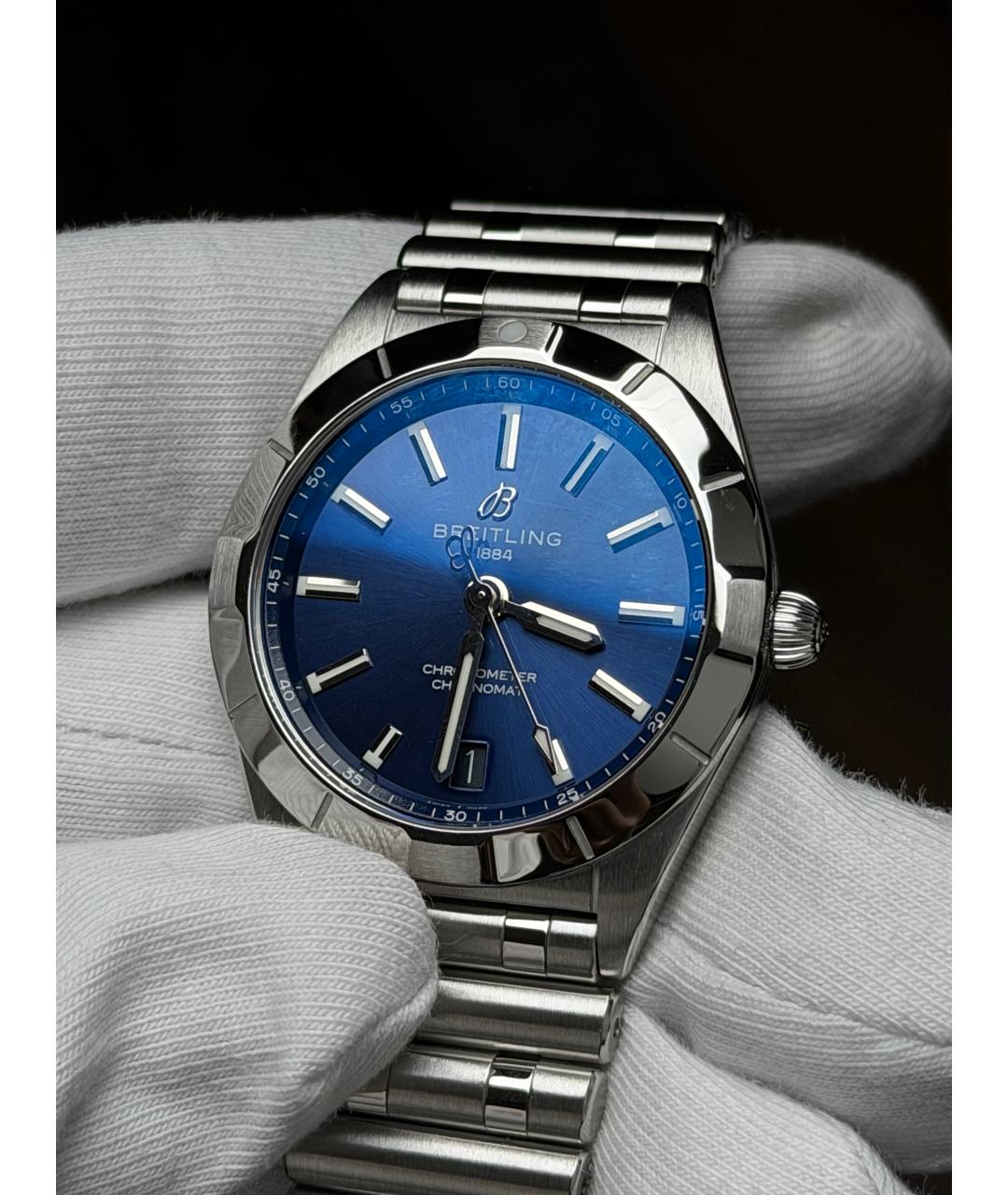 BREITLING Темно-синие часы, фото 3