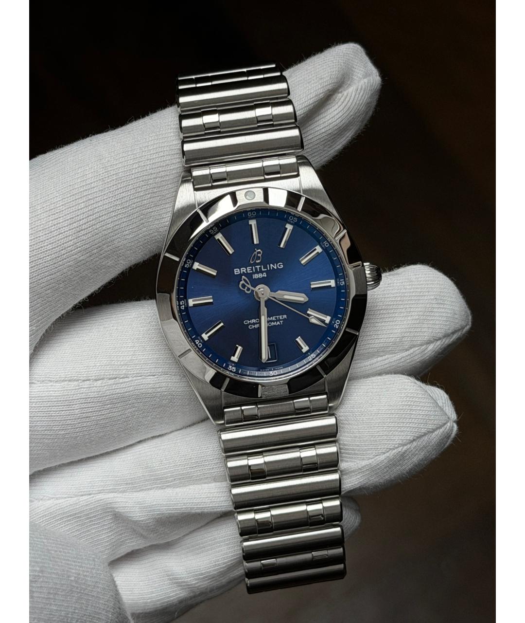 BREITLING Темно-синие часы, фото 2