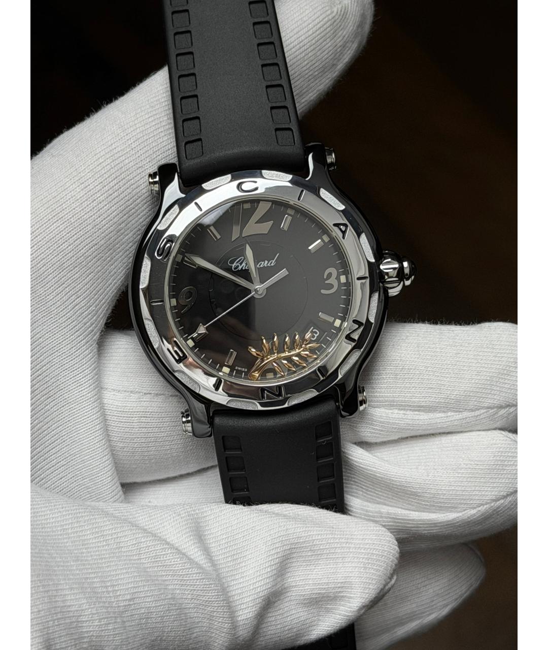 CHOPARD Черные часы, фото 2