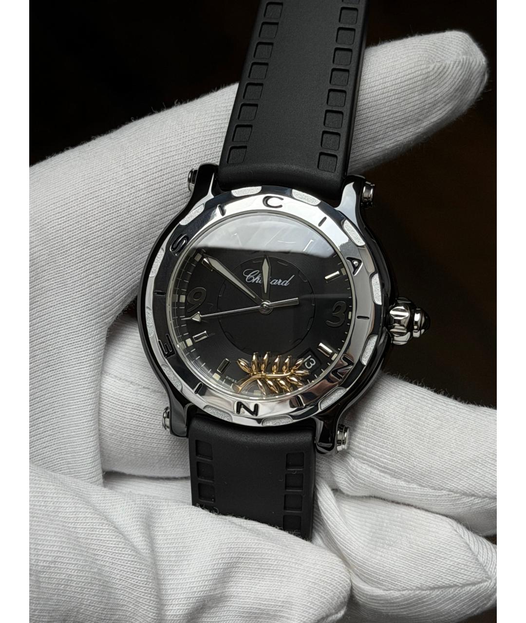 CHOPARD Черные часы, фото 3