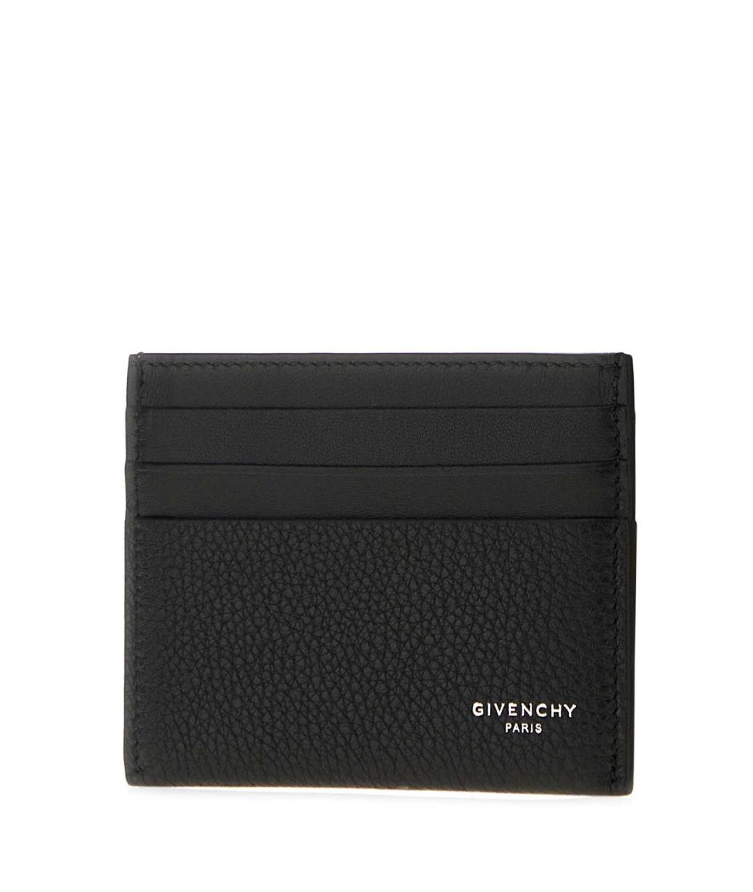 GIVENCHY Черный кожаный кардхолдер, фото 2