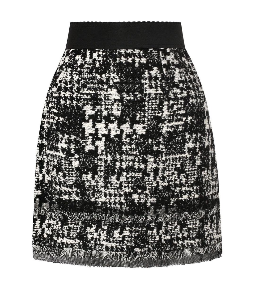 DOLCE&GABBANA Мульти твидовая юбка мини, фото 1