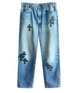 CHROME HEARTS Прямые джинсы