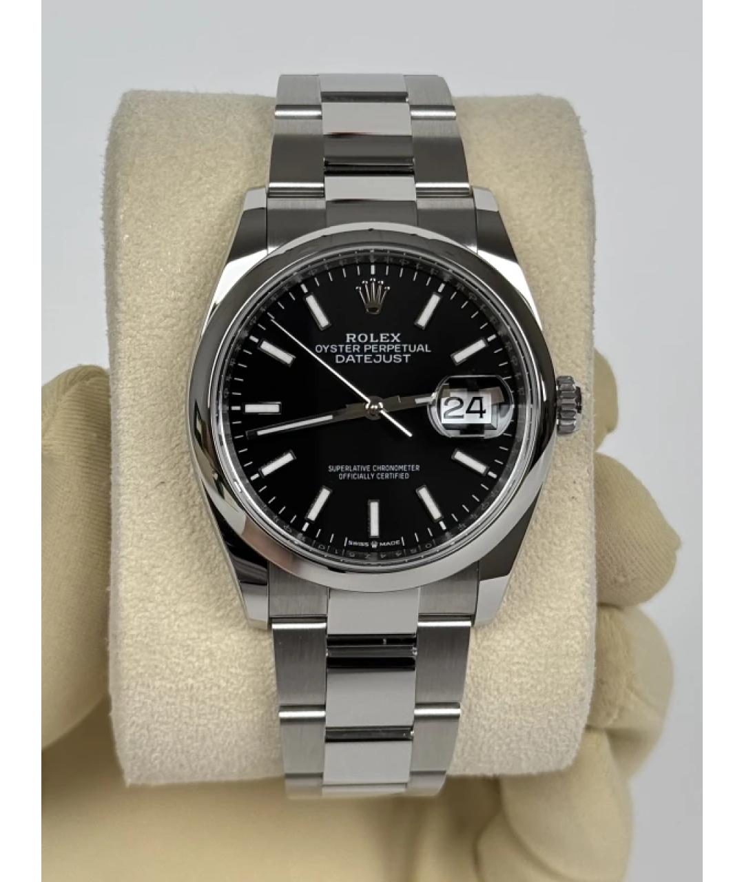 ROLEX Черные часы, фото 3