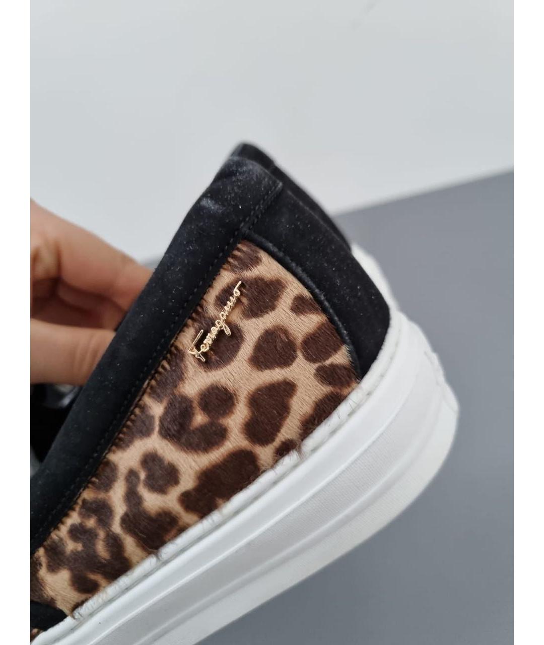 FERRAGAMO Коричневые мокасины, фото 4
