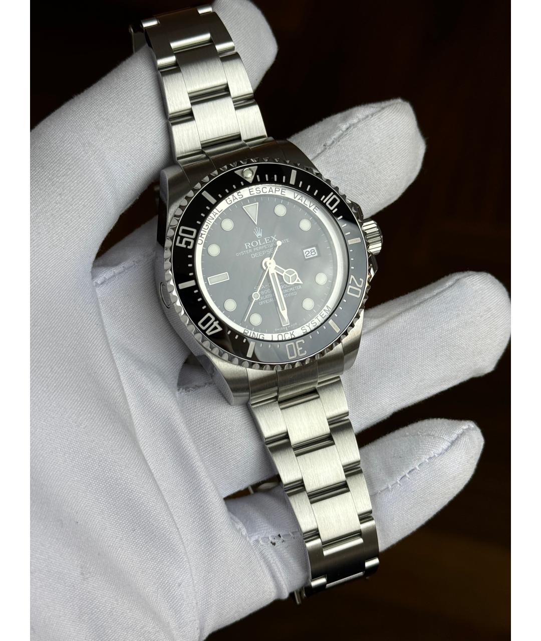 ROLEX Черные часы, фото 3