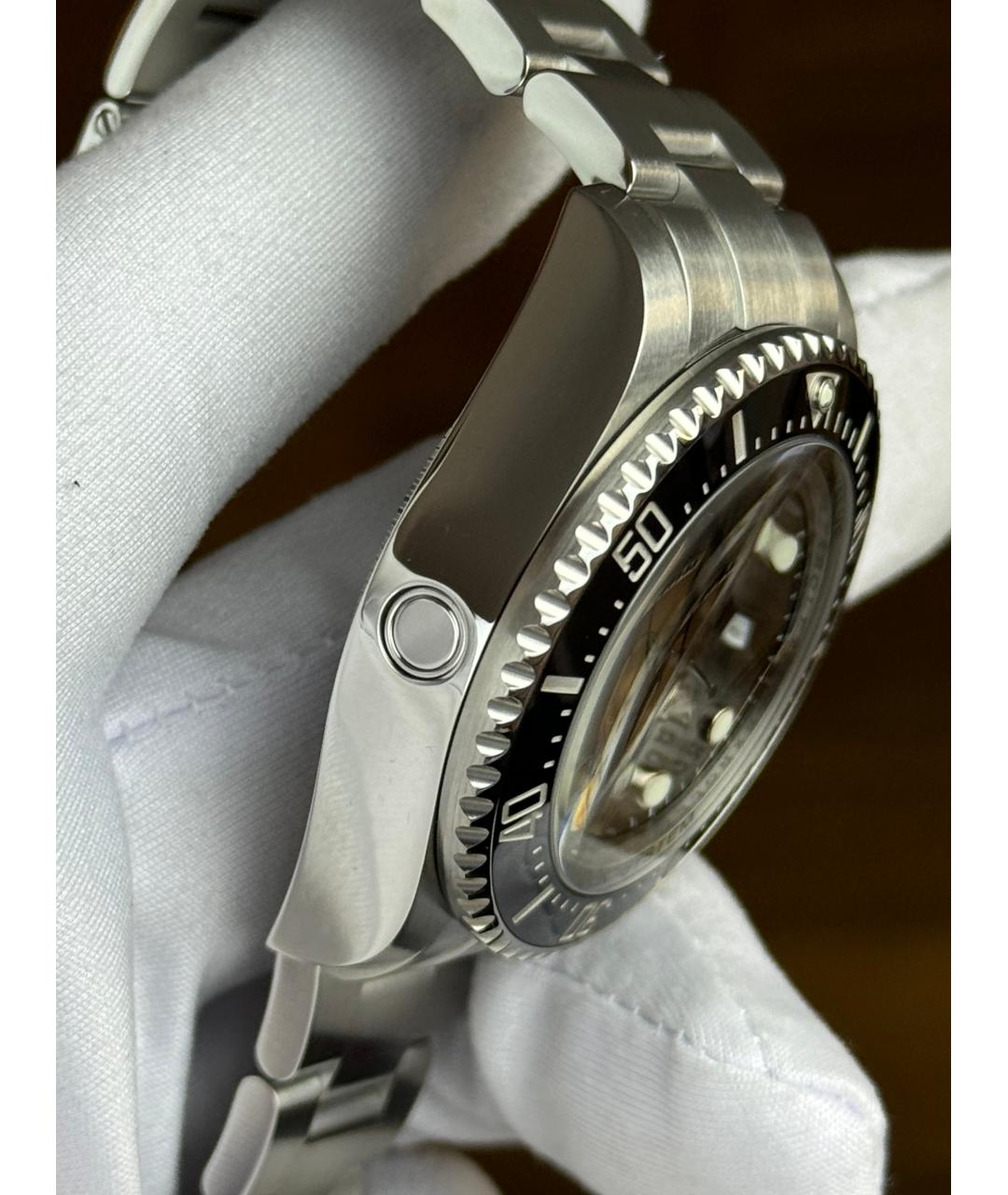 ROLEX Черные часы, фото 5