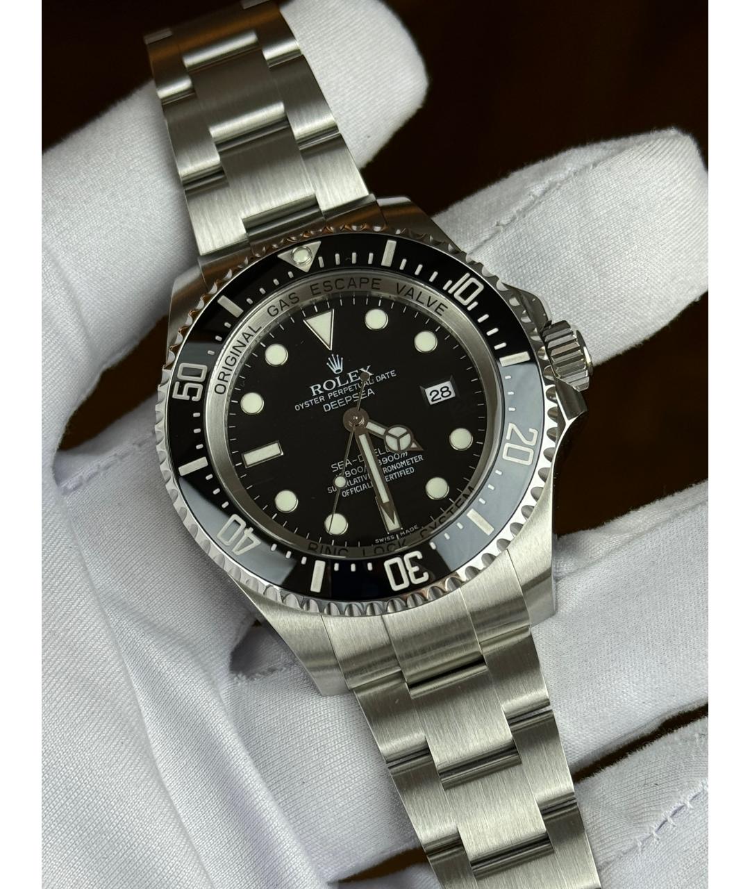 ROLEX Черные часы, фото 2