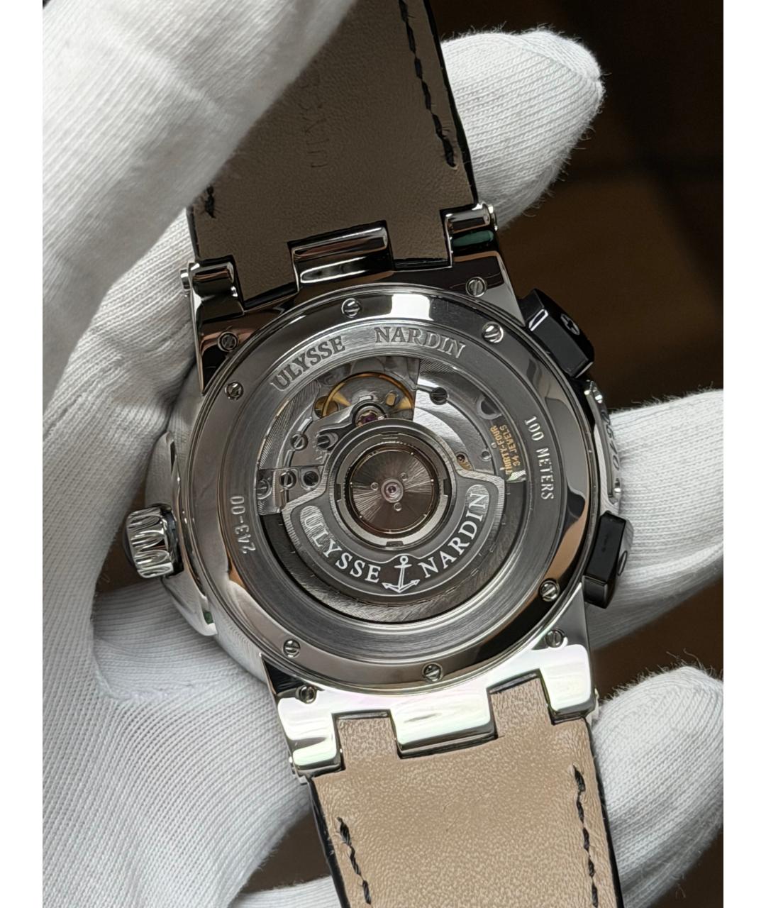 Ulysse Nardin Черные часы, фото 7