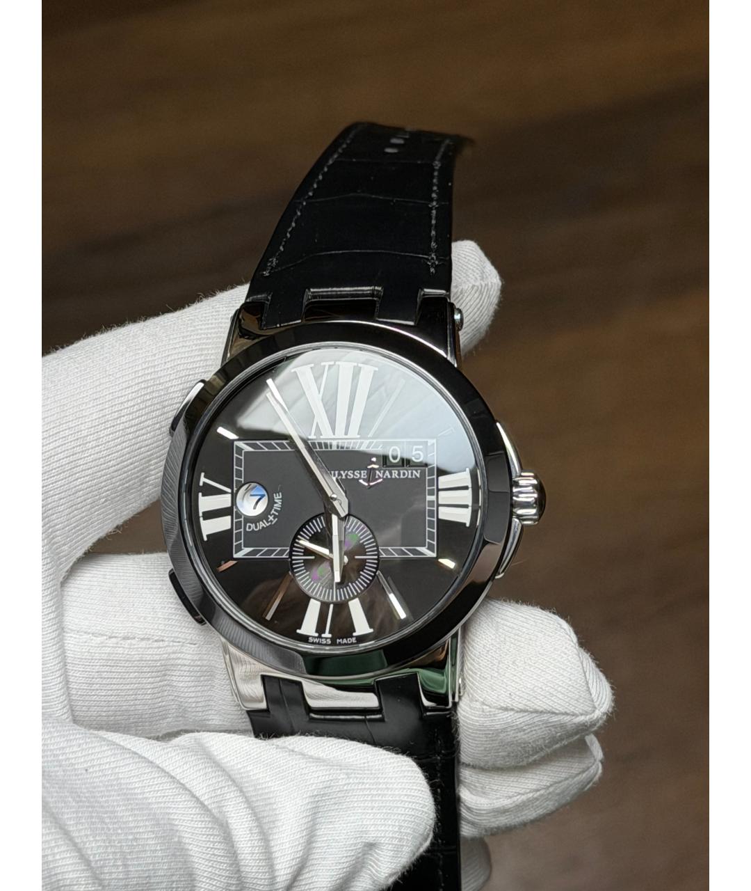 Ulysse Nardin Черные часы, фото 3